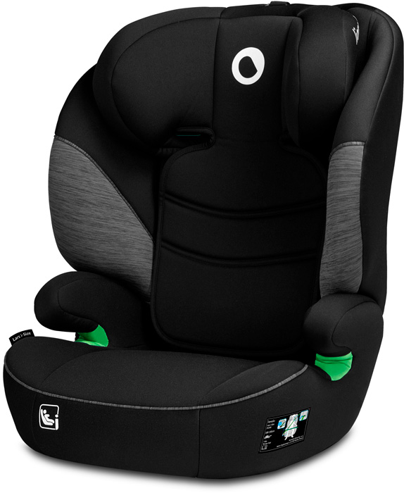 Автокрісло Lionelo Lars i-Size Black Grey